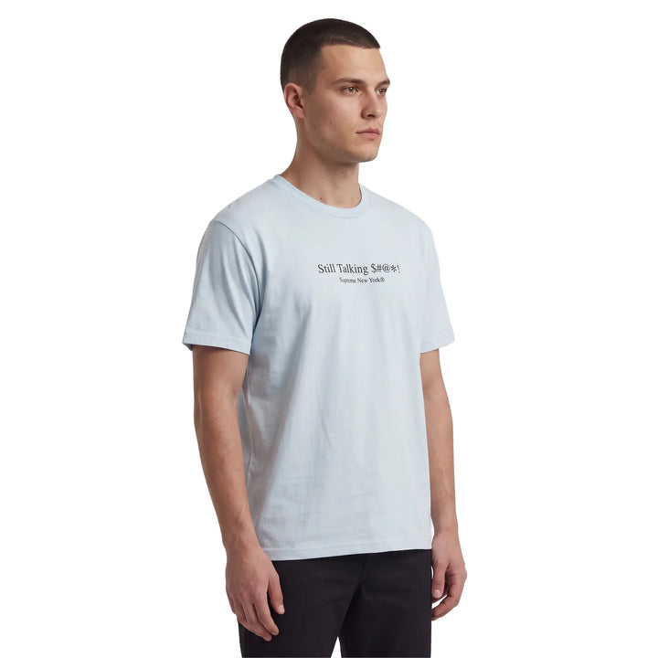 Supreme Still Talking Tee Pale Blue