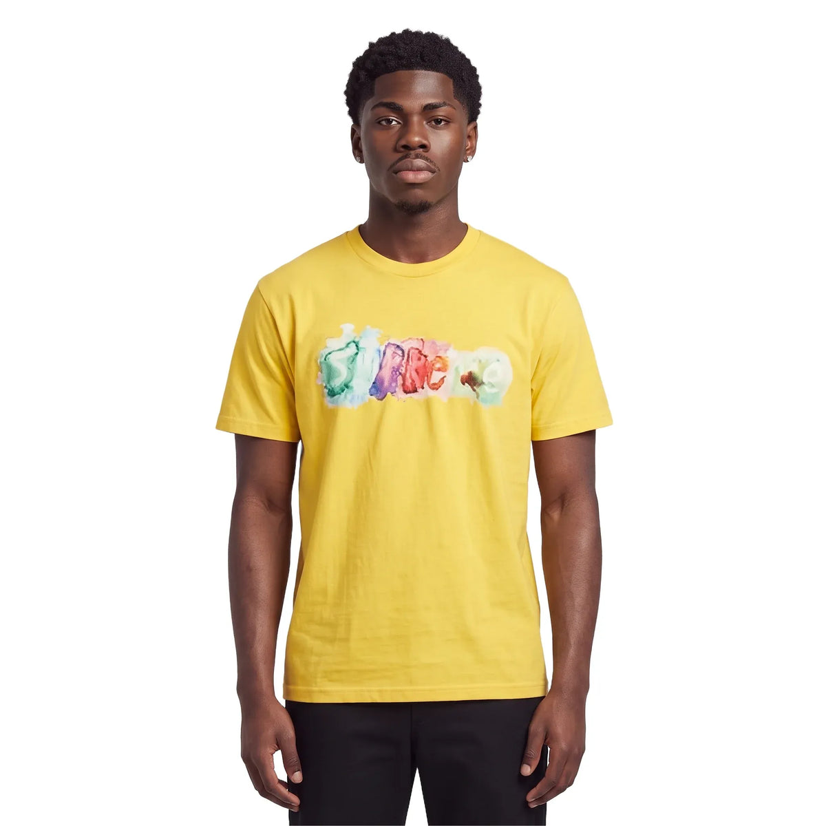 Supreme Watercolor Tee Yellow
