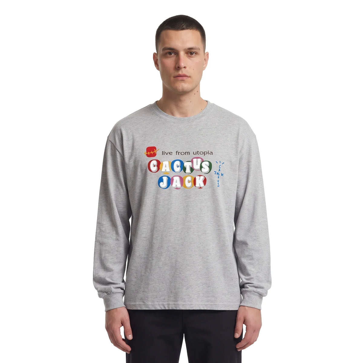 Travis Scott x McDonald's Cactus Jack "Live from Utopia" long-sleeve shirt