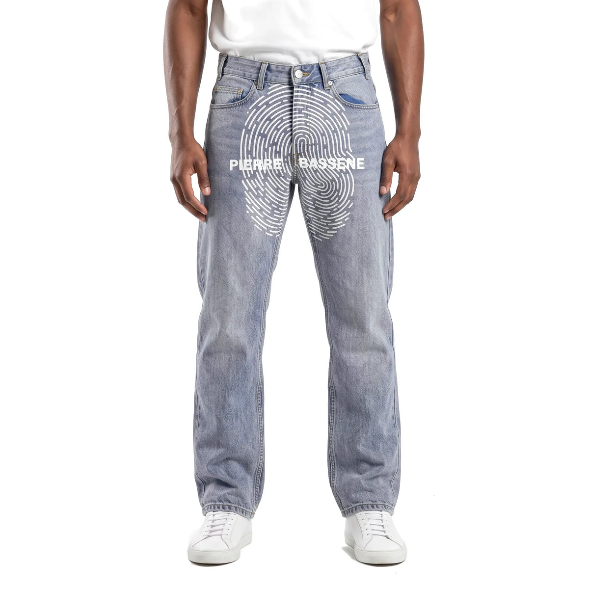 Pierre Bassene Fingerprint Original Denim℗ - Faded Blue