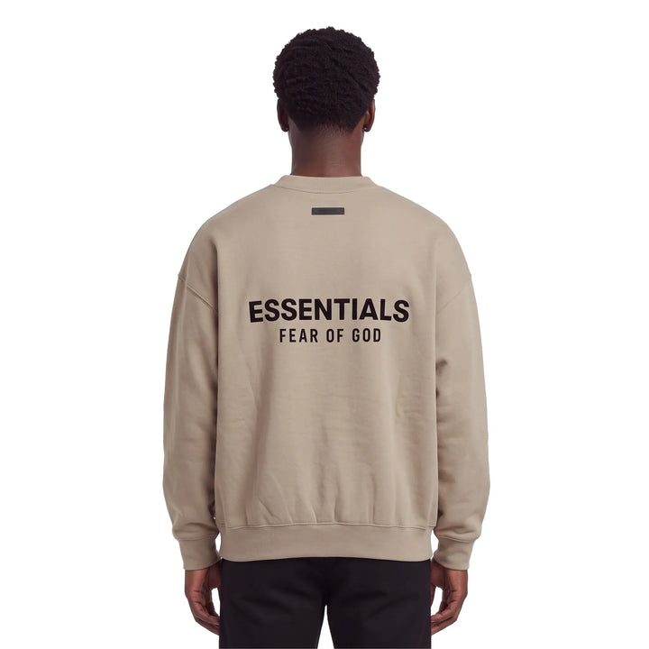 Fear of God Essentials Fleece Crewneck Desert Sand