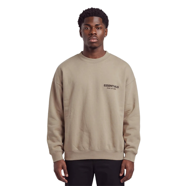 Fear of God Essentials Fleece Crewneck Desert Sand