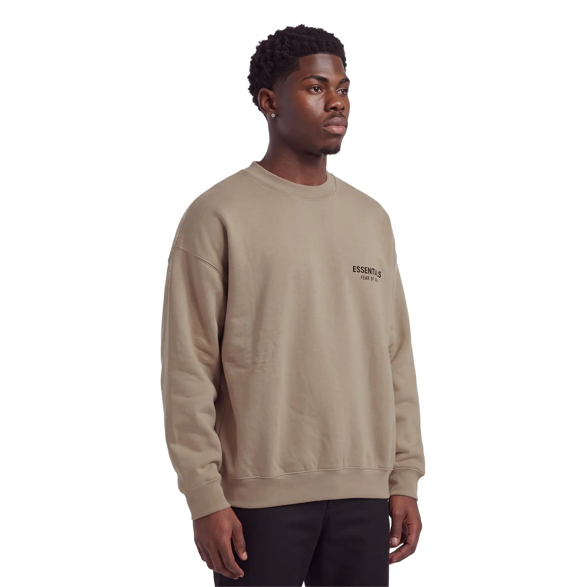 Fear of God Essentials Fleece Crewneck Desert Sand