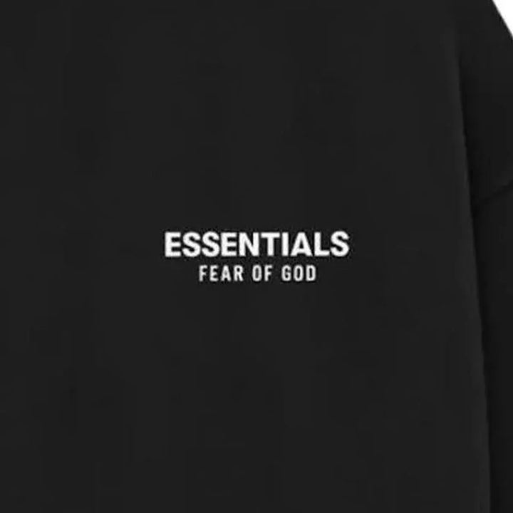 Fear of God Essentials Fleece Crewneck Black