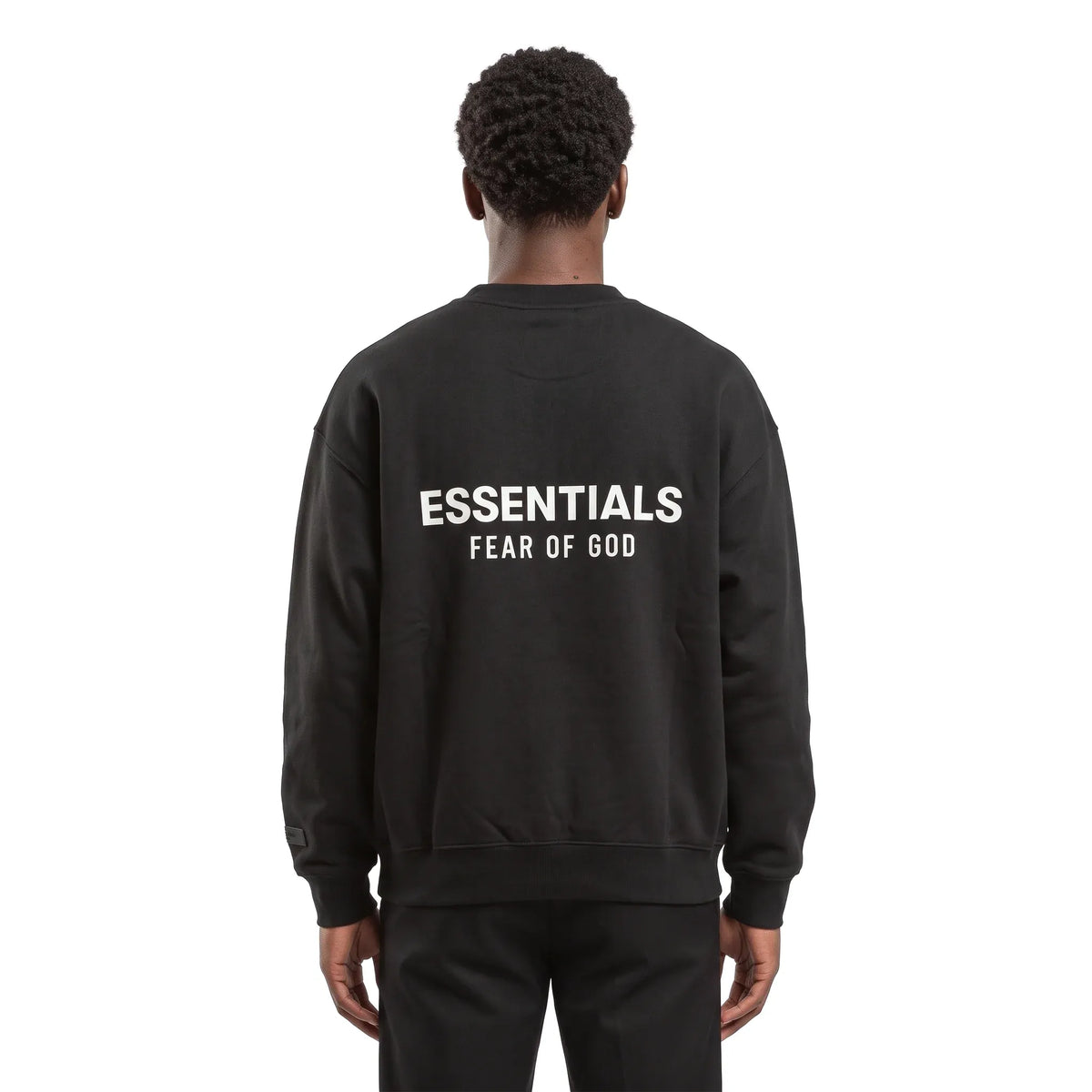 Fear of God Essentials Fleece Crewneck Black