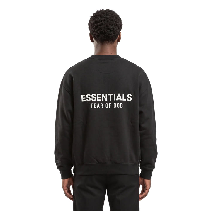 Fear of God Essentials Fleece Crewneck Black
