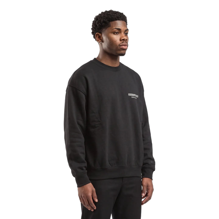 Fear of God Essentials Fleece Crewneck Black