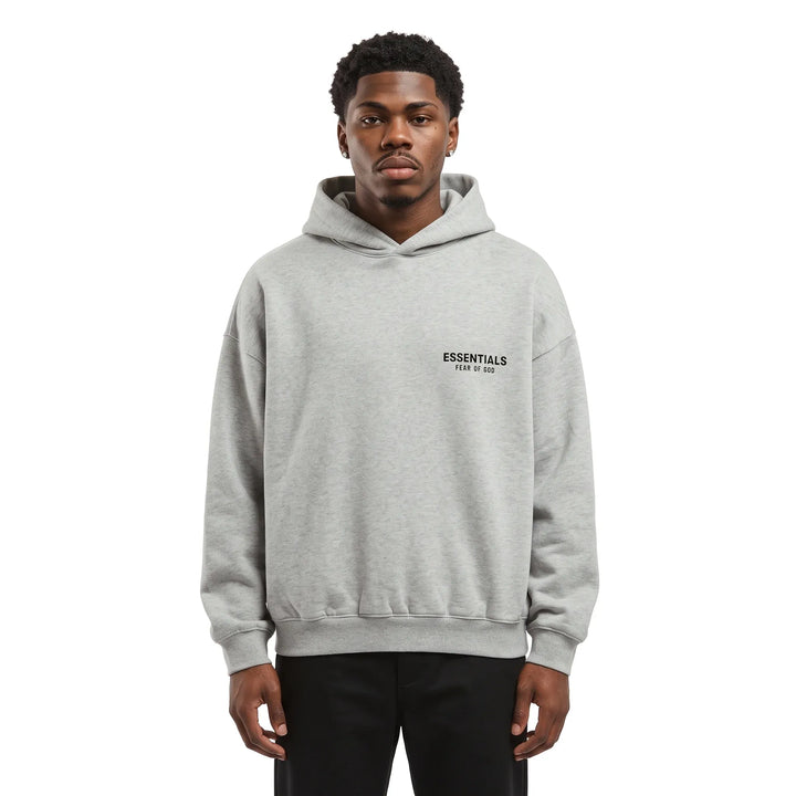 Fear of God Essentials Fleece Hoodie Light Heather Gray