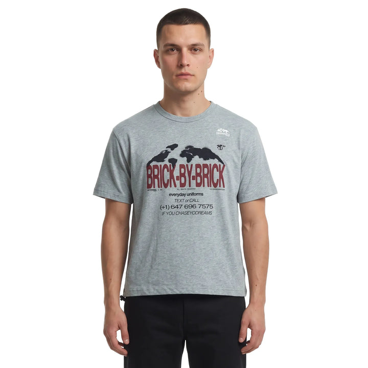 Pierre Bassene World Brick℗ Hotline T-shirt Heather Grey